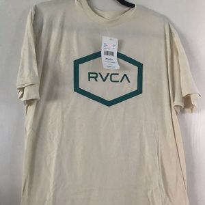 This is a brand new RVCA tee shirt It is a size large.